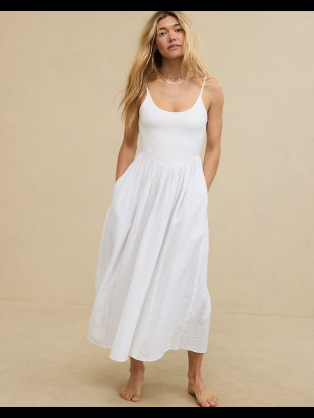 Aerie At The Barre Midi Dress NWOT